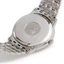 腕時計 オメガ OMEGA デ ヴィル プレステージ 424.10.40.20.02.001 自動巻き メンズ シルバー デイト ローマン ラウンド 39.5mm