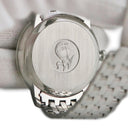 腕時計 オメガ OMEGA デ ヴィル プレステージ 424.10.40.20.02.001 自動巻き メンズ シルバー デイト ローマン ラウンド 39.5mm