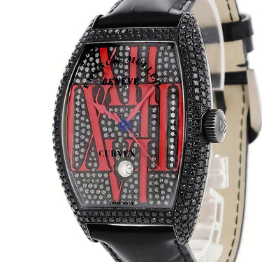 腕時計 フランクミュラー FRANCK MULLER トノウカーベックス アロンジェ 8880SCDTNRDCD 自動巻き メンズ 国内正規 K18WG無垢 純正ダイヤ レア