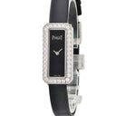 腕時計 ピアジェ PIAGET ライムライト G0A39200 クオーツ レディース K18WG無垢 純正ダイヤ スクエア 黒