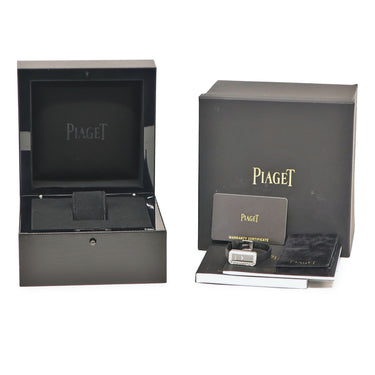 腕時計 ピアジェ PIAGET ライムライト G0A39200 クオーツ レディース K18WG無垢 純正ダイヤ スクエア 黒