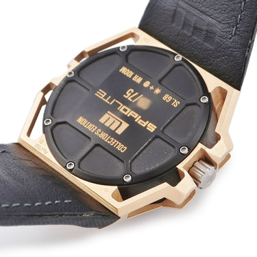 腕時計 リンデ ヴェルデリン LINDE WERDELIN スパイドライト ゴールド SLTGC2 自動巻き メンズ K18RG×TI スケルトン 限定