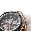 腕時計 リンデ ヴェルデリン LINDE WERDELIN スパイドライト ゴールド SLTGC2 自動巻き メンズ K18RG×TI スケルトン 限定