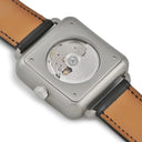 腕時計 エルメス HERMES カレ アッシュ T12.710 自動巻き メンズ ブラック アラビア スクエア