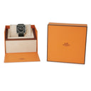 腕時計 エルメス HERMES カレ アッシュ T12.710 自動巻き メンズ ブラック アラビア スクエア