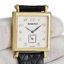 腕時計 オーデマピゲ AUDEMARS PIGUET カレ 14876BA.0.0002 手巻き メンズ レディース OH済 K18YG無垢 スクエア 白 アラビア ヴィンテージ