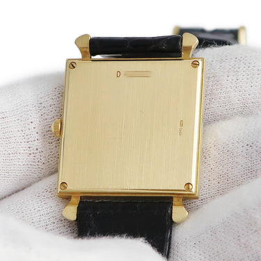 腕時計 オーデマピゲ AUDEMARS PIGUET カレ 14876BA.0.0002 手巻き メンズ レディース OH済 K18YG無垢 スクエア 白 アラビア ヴィンテージ