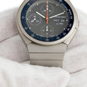 腕時計 ポルシェ デザイン PORSCHE DESIGN チタニウム クロノグラフ IW3702 自動巻き メンズ IWCコラボ 黒 デイデイト スモセコ ラウンド