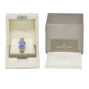 腕時計 センチュリー CENTURY アフィニティ AFFINITY 432.7.S.MB2.16.SK クオーツ レディース 未使用 純正ダイヤ 青 スクエア