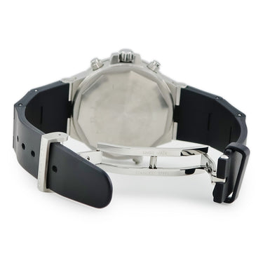 腕時計 ブルガリ BVLGARI ディアゴノ プロフェッショナル GMT クロノグラフ GMT40SFB 自動巻き メンズ ホワイト バー