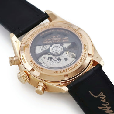 タグホイヤー TAG Heuer カレラ ジャック・ホイヤー CBN2041.FC8306 自動巻き メンズ K18RG無垢 限定 クロノ ラウンド