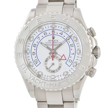 腕時計 ロレックス ROLEX ヨットマスター2 116689 M番 自動巻き メンズ M番 K18WG無垢製 白 レガッタクロノグラフ