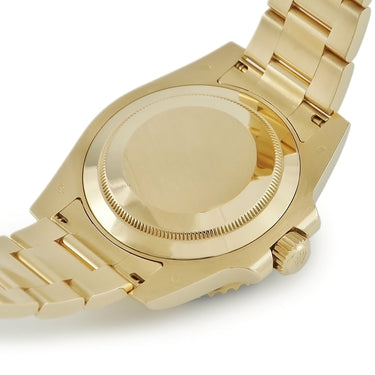 ロレックス ROLEX サブマリーナー デイト 116618GLB V番 自動巻き メンズ V番 K18YG無垢 純正8Pダイヤ ブルー ベンツ針