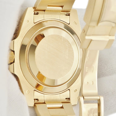 腕時計 ロレックス ROLEX サブマリーナー デイト 116618GLB V番 自動巻き メンズ V番 K18YG無垢 純正8Pダイヤ ブルー ベンツ針