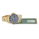 腕時計 ロレックス ROLEX サブマリーナー デイト 116618GLB V番 自動巻き メンズ V番 K18YG無垢 純正8Pダイヤ ブルー ベンツ針