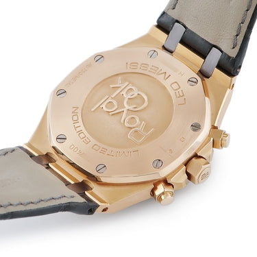 腕時計 オーデマピゲ AUDEMARS PIGUET ロイヤルオーク レオ メッシ クロノ 26325OL.OO.D005CR.01 自動巻き メンズ K18PG×タンタル グレー 限定