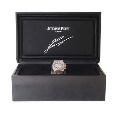 腕時計 オーデマピゲ AUDEMARS PIGUET ロイヤルオーク レオ メッシ クロノ 26325OL.OO.D005CR.01 自動巻き メンズ K18PG×タンタル グレー 限定