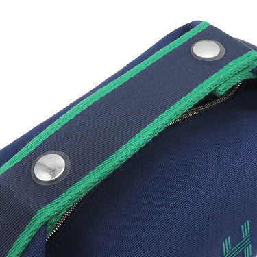 エルメス HERMES ブリッド ア ブラック PM マリン トワルアッシュ ポーチ シルバー金具 新品 未使用 紺 ハンドバッグ バニティバッグ