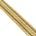 喜平 KIHEI K18 18金 40cm 30.3g 8面 トリプル イエローゴールド K18YG ネックレス 造幣局検定マーク ※ショッピングローン対応していません