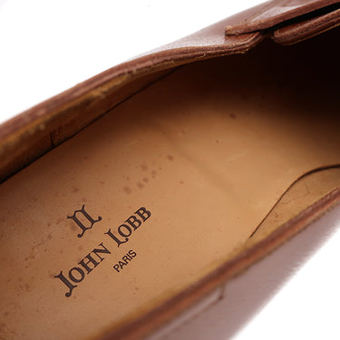 ジョンロブ John Lobb 310 LOPEZ ロペス ブラウン レザー ＃8E ローファー 革靴 本革 茶
