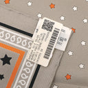 エルメス HERMES カレ55 CARRE グリサンドル×オレンジ×ブラック シルク スカーフ 新品 未使用【HERMES-PARIS STATION/パリステーション】