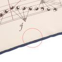 エルメス HERMES カレ45 CARRE ガヴロッシュ ホワイト×ネイビー×マルチカラー シルク スカーフ 【LA MUSIQUE DES SPHERES/球体が奏でる音楽】