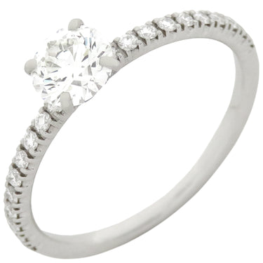 カルティエ Cartier エタンセル ドゥ カルティエ ソリテールリング ハーフエタニティ CRN4744300 プラチナシルバー Pt950 ダイヤモンド #47(JP7) リング 指輪 パヴェ 6.5号