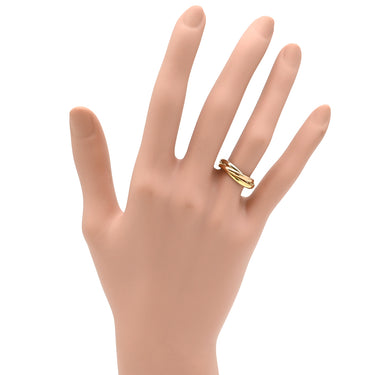 カルティエ Cartier トリニティ スモールモデル ホワイトゴールドXイエローゴールドXピンクゴールド K18WG K18YG K18PG #47(JP7) リング 指輪 3連 3カラー 7号