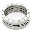 ブルガリ BVLGARI ビーゼロワン B-zero1 2バンドリング ホワイトゴールド K18WG #57(JP17) リング 指輪 750 18金 16号