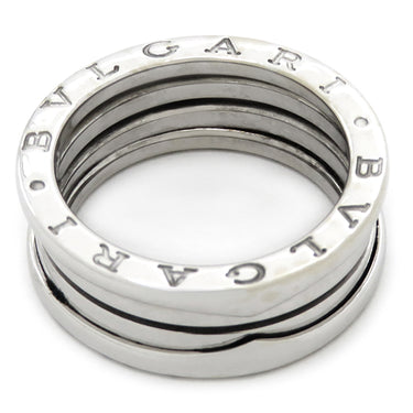 ブルガリ BVLGARI ビーゼロワン B-zero1 2バンドリング ホワイトゴールド K18WG #57(JP17) リング 指輪 750 18金 16号