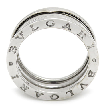 ブルガリ BVLGARI ビーゼロワン B-zero1 2バンドリング ホワイトゴールド K18WG #57(JP17) リング 指輪 750 18金 16号
