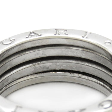 ブルガリ BVLGARI ビーゼロワン B-zero1 2バンドリング ホワイトゴールド K18WG #57(JP17) リング 指輪 750 18金 16号