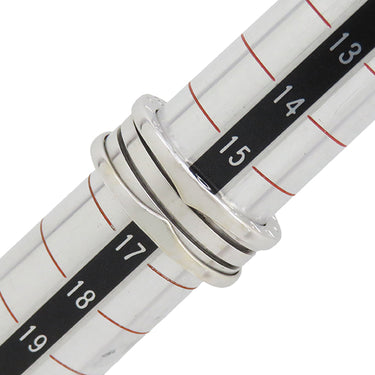 ブルガリ BVLGARI ビーゼロワン B-zero1 2バンドリング ホワイトゴールド K18WG #57(JP17) リング 指輪 750 18金 16号