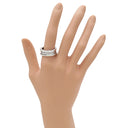 ブルガリ BVLGARI ビーゼロワン B-zero1 2バンドリング ホワイトゴールド K18WG #57(JP17) リング 指輪 750 18金 16号