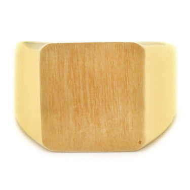 ヴァンクリーフアーペル Van Cleef & Arpels ヴィンテージ 印台リング イエローゴールド K18YG リング 指輪 750YG 18金 スクエア 18.5号