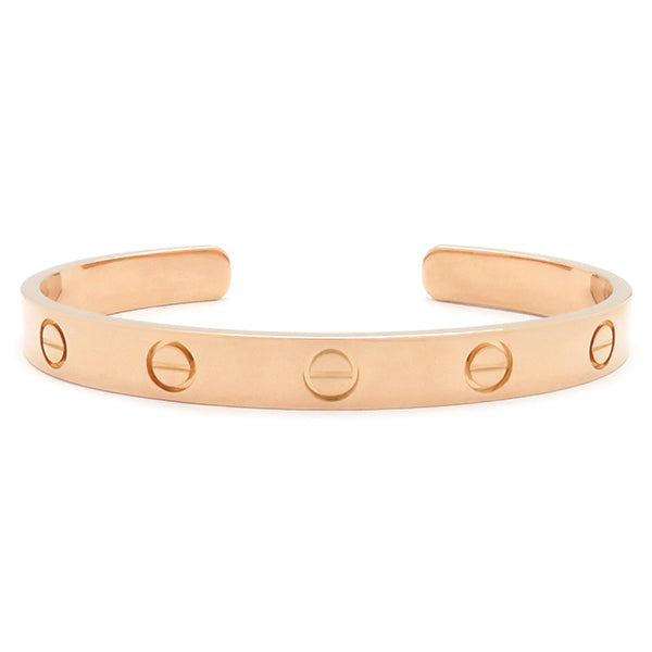 カルティエ Cartier LOVE ラブブレス オープン B6032616 ピンク