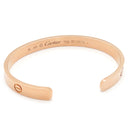 カルティエ Cartier LOVE ラブブレス オープン B6032616 ピンクゴールド K18PG #16 ブレスレット 750 18K 18金 バングル