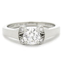 カルティエ Cartier バレリーナ ソリテール N4197848 プラチナシルバー Pt950 ダイヤモンド #48(JP8) リング 指輪 8号