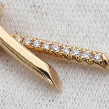 ティファニー Tiffany & Co ノット ダイヤ ローズゴールド K18PG ダイヤモンド ネックレス ピンクゴールド 18K 750