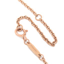 ティファニー Tiffany & Co ノット ダイヤ ローズゴールド K18PG ダイヤモンド ネックレス ピンクゴールド 18K 750