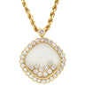 ショパール CHOPARD ハッピーダイヤモンド ペンダント イエローゴールド K18YG ダイヤモンド ネックレス 750YG 18K 10P