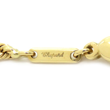 ショパール CHOPARD ハッピーダイヤモンド ペンダント イエローゴールド K18YG ダイヤモンド ネックレス 750YG 18K 10P