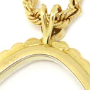 ショパール CHOPARD ハッピーダイヤモンド ペンダント イエローゴールド K18YG ダイヤモンド ネックレス 750YG 18K 10P