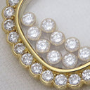 ショパール CHOPARD ハッピーダイヤモンド ペンダント イエローゴールド K18YG ダイヤモンド ネックレス 750YG 18K 10P