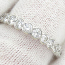 グラフ GRAFF エタニティ ホワイトゴールド K18WG ダイヤモンド リング 指輪 GRAFF 750WG ホワイトラウンド ダイヤモンド スカラップセット 13.5号