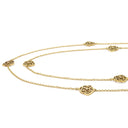 ピアジェ PIAGET ローズ 10モチーフ ダイヤ ピンクゴールド K18PG ダイヤモンド ネックレス 750PG