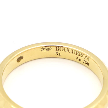 ブシュロン BOUCHERON キャトル クル ド パリ ミディアム JAL00008 イエローゴールド K18YG #51(JP11) リング 指輪 750 18K イエローゴールド 11号