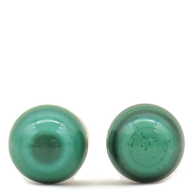 ティファニー Tiffany & Co グリーン×イエローゴールド K14YG マラカイト カフス T&Co. Au585 14K マラカイト 緑 カフリンクス カフスボタン ボール バーベルタイプ