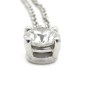 ティファニー Tiffany & Co ソリティア プラチナシルバー Pt950 ダイヤモンド ネックレス 1Pダイヤ