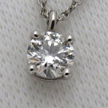 ティファニー Tiffany & Co ソリティア プラチナシルバー Pt950 ダイヤモンド ネックレス 1Pダイヤ